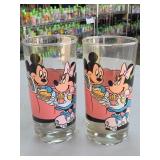 Disney Mickey & Minnie Red Car Tumblers, Pair