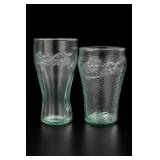 Coca-Cola Embossed Mixed Tumbler Pair