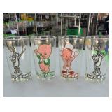 Warner Bros. Character Glass Tumblers, 4