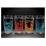 The Flintstones Glass Tumblers, Set of 4