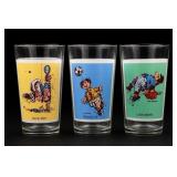 Three Gary Patterson Cartoon Glasses