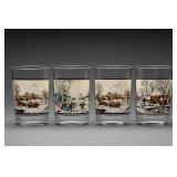 Currier & Ives Winter Scene Tumblers