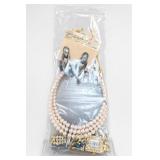 Mixed Costume Jewelry Lot w/ Multi-Strand & Brooch