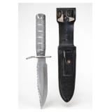 LEADER Marked Fixed-Blade Knife with Sheath