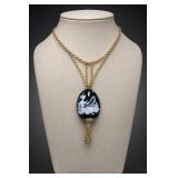 signature, hallmark, gemstone, or Pendant Necklace