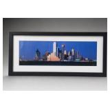 Framed Dallas Skyline Photographic Print