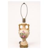 Urn-Form Floral Table Lamp