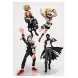 Lot of Four Loose Anime Character Figures