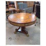 Maitland Smith Round Center Table w/ Top & Drawer
