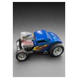 Blue Flame Custom Hot-Rod Model Car