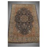 ry Vintage Hand-Knotted Kashan Persian Rug