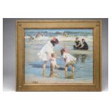 Brushstrokes Children Playing at Potthast #60/485