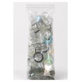Mixed Assortment of Watch Crystals in Zip-Top Bag