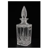 Atlantis Cut Decanter with Faceted Stopper