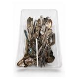 Mixed Silverplate Flatware with Rogers Bros Mark