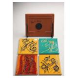 Robert L. Berry Jr. Signed Ceramic Coasters Lot