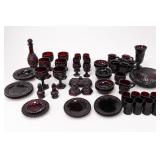 Avon Cape Cod Pressed-Glass Tableware