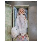 Decorative Trunk with Vintage Doll