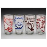 Four State Sing-A-Song Glasses