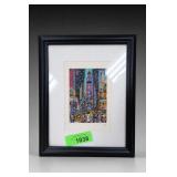 This framed Megu Fukuda Pinky Pilots Framed Print