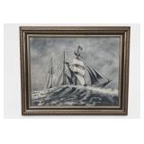 Myra Looney Tarpley Framed Marine Artwork