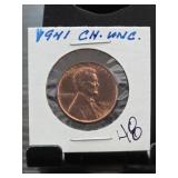 1941 Lincoln Wheat Cent Uncirculated