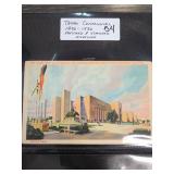 1936 Texas Centennial Postcard & Envelope