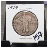 1929 United States Mint Standing Liberty Quarter