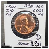 United States Mint 1960-D Lincoln 2x2 Holder
