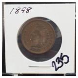 United States Mint 1883 Liberty Head V w/ CENTS