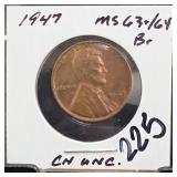 United States Mint 1947 U.S. Lincoln Wheat Cent