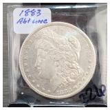 1883 Morgan Dollar in Plastic Holder