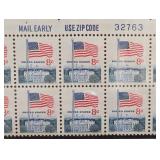 U.S. Post Office Department 1971 8Â¢ Flag of 20
