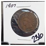 United States Mint 1907 Indian Head Cent