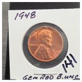 United States Mint 1948 United States Wheat Cent