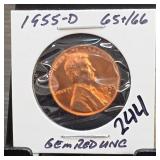 United States Mint 1957-D U.S. Lincoln Wheat Cent