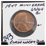 United States Mint 1947 U.S. Lincoln Wheat Cent