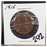 1915 U.S. One-Cent Coin in Holder