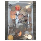 Foreign Coins, 1 Pound Bulk Lot