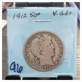 United States Mint 1912 United States Half Dollar