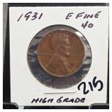 United States Mint 1931 U.S. Lincoln Wheat Cent