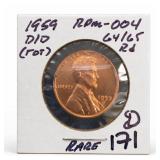 United States Mint 1959-D Lincoln 2x2 Holder