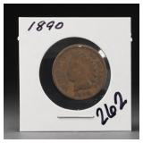 United States Mint 1890 United States Head Cent