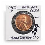 1956 United States Mint, Denver Wheat Cent