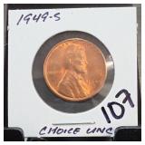 United States Mint 1949-S United States Wheat Cent