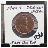 United States Mint 1940 United States Wheat Cent