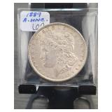 1889 Morgan Silver Dollar Coin