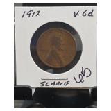1912 Lincoln Wheat Cent, Good Condition
