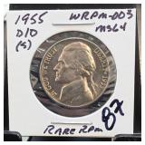 United States Mint 1955 United Jefferson Nickel
