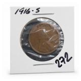 United States Mint 1916-S United States One Cent